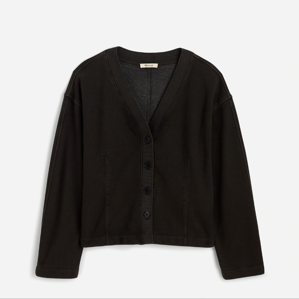 Madewell Darted Cardigan Sweatshirt. XXS. New